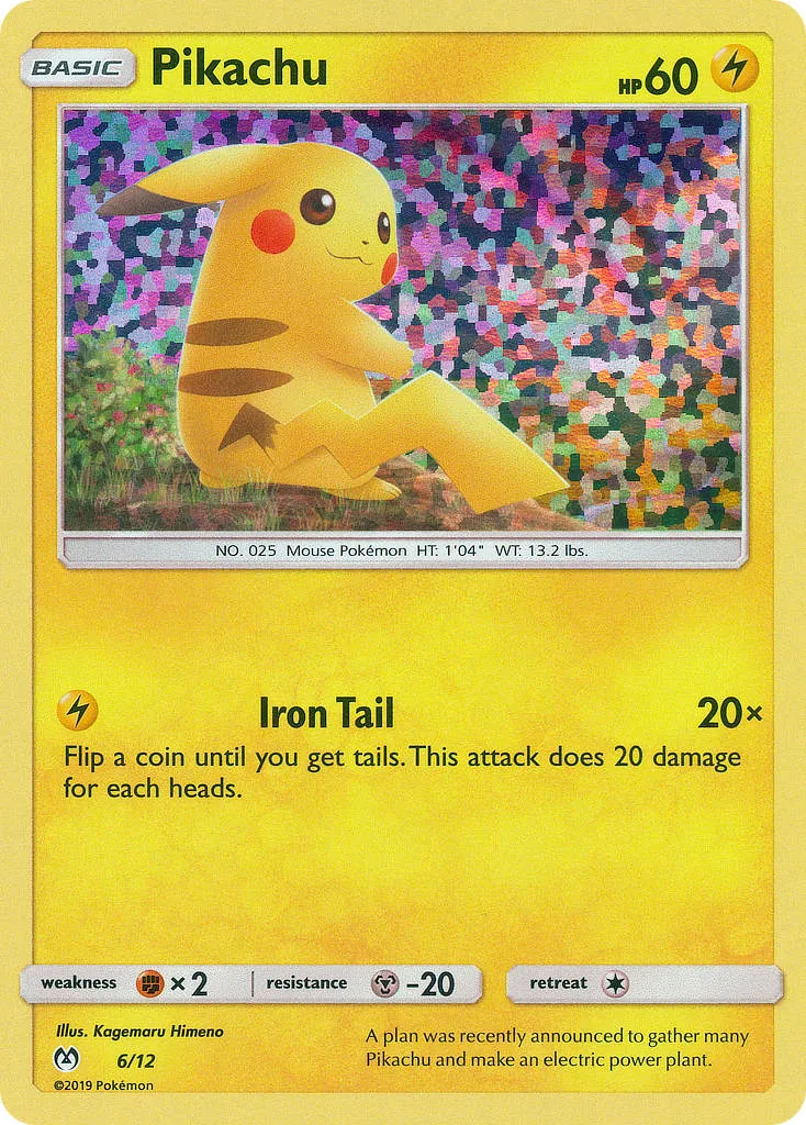 Pikachu card image