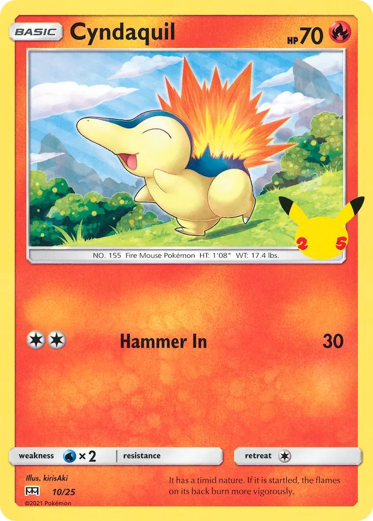 Cyndaquil #10 card image