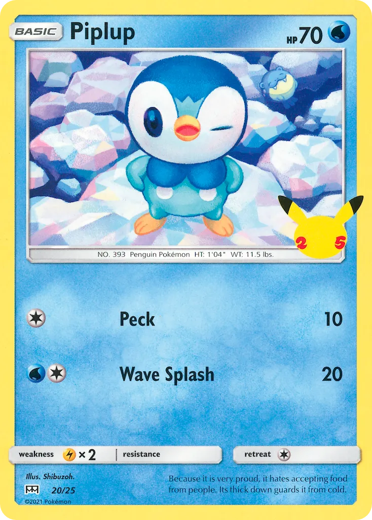 Piplup #20 card image