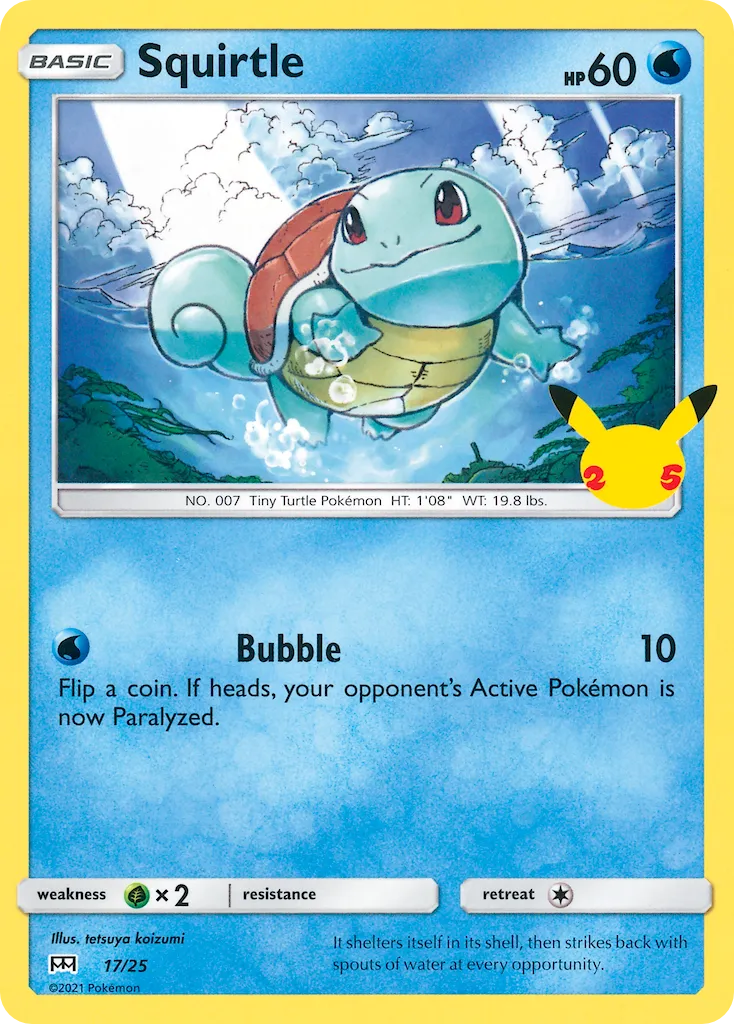 Squirtle #17 card image