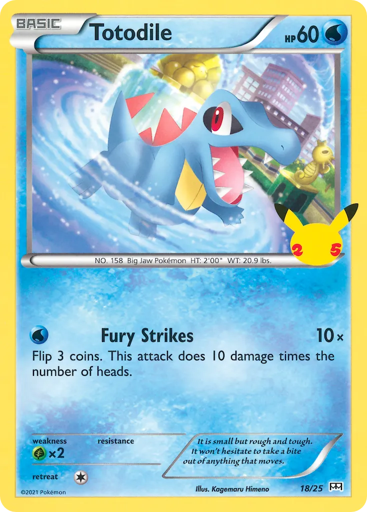 Totodile #18 card image