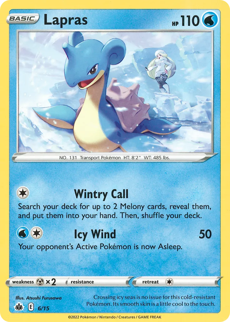 Lapras #6 card image