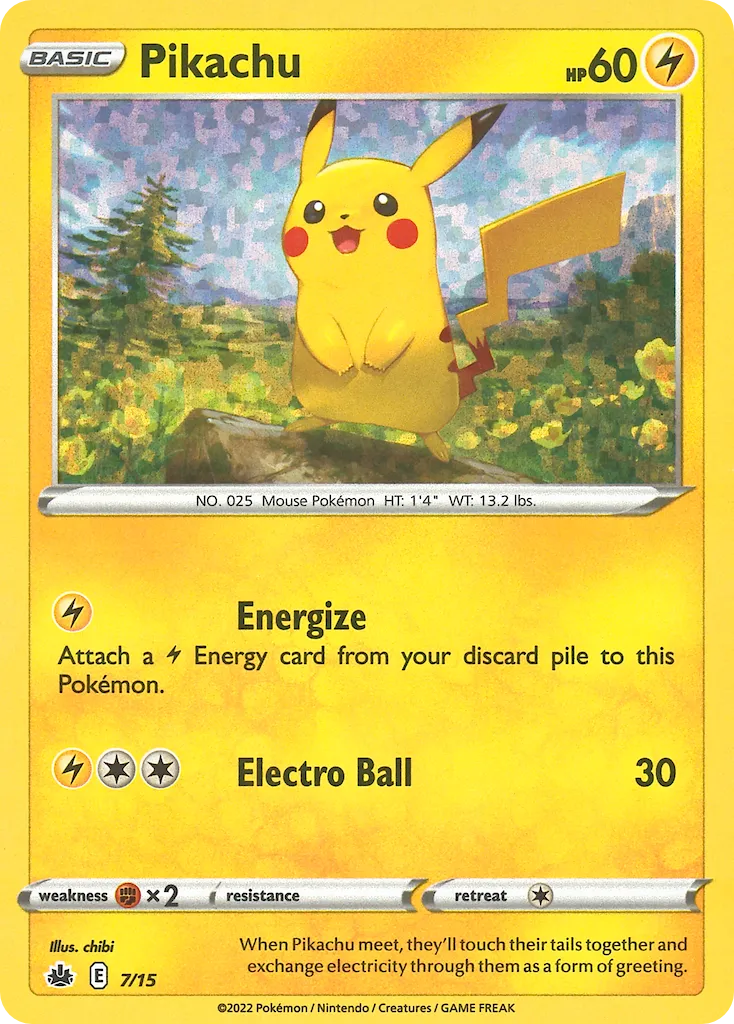 Pikachu McDonald's Collection 2022 #7 card image