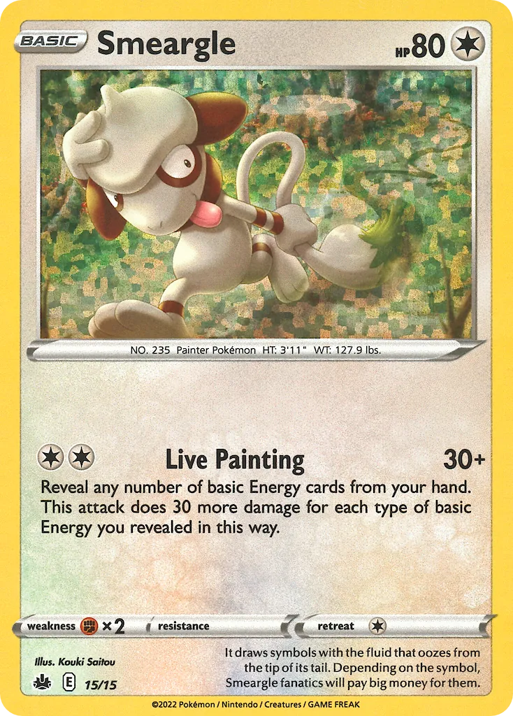 Smeargle #15 card image
