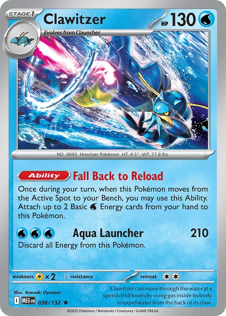 Clawitzer card image