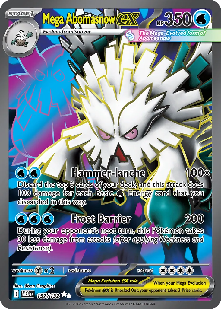 Mega Abomasnow ex card image