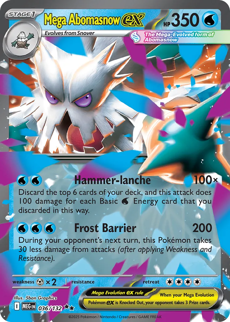 Mega Abomasnow ex card image
