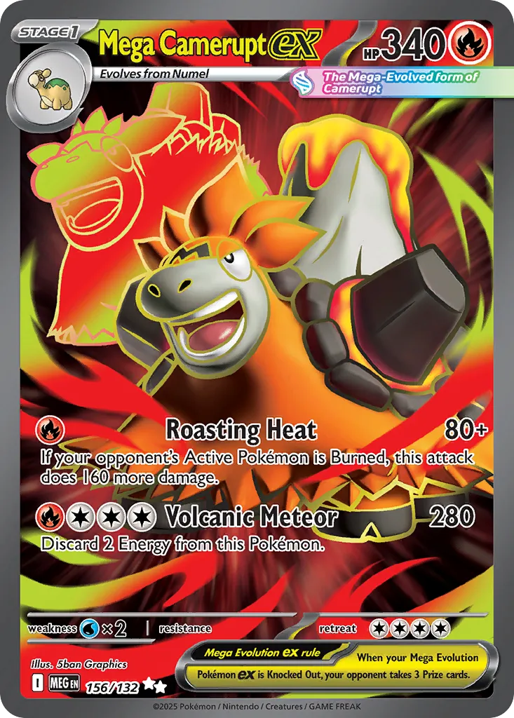 Mega Camerupt ex card image
