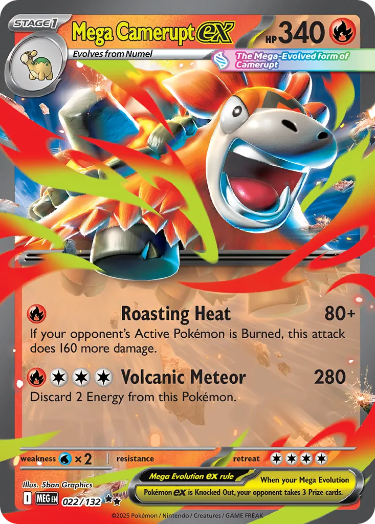 Mega Camerupt ex card image