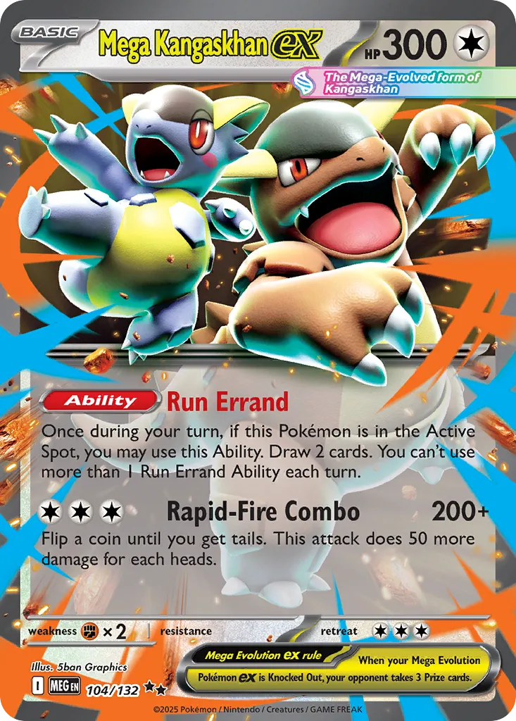 Mega Kangaskhan ex card image