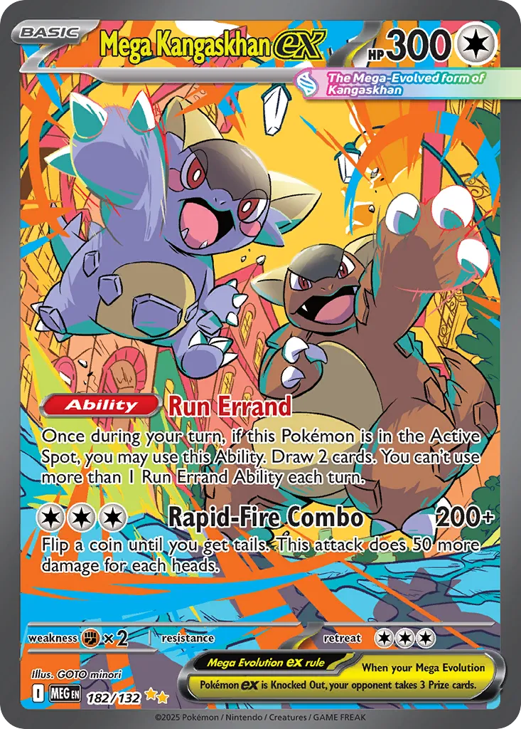 Mega Kangaskhan ex #182 card image