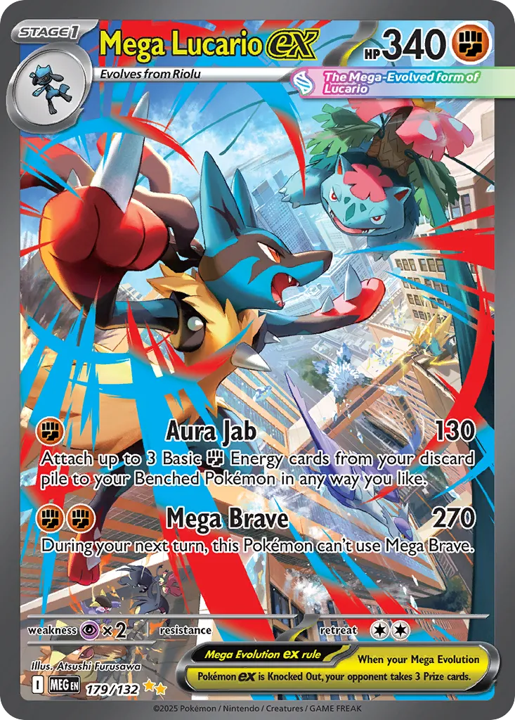 Mega Lucario ex #179 card image