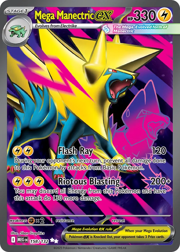 Mega Manectric ex card image