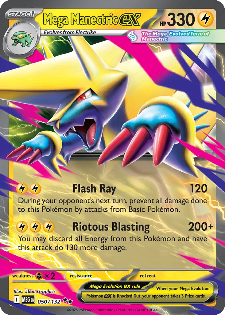 Mega Manectric ex card image