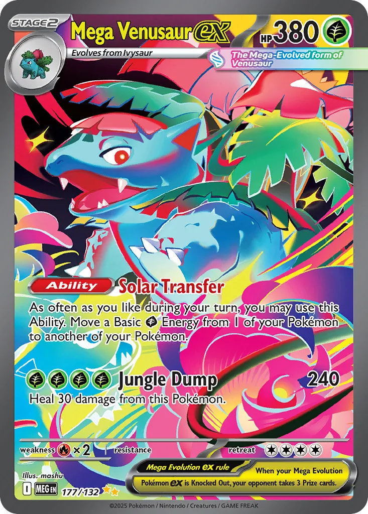 Mega Venusaur ex #177 card image
