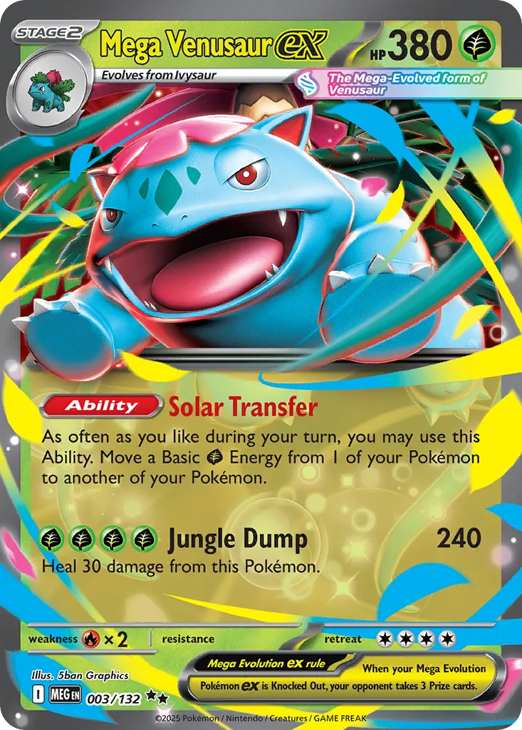 Mega Venusaur ex card image