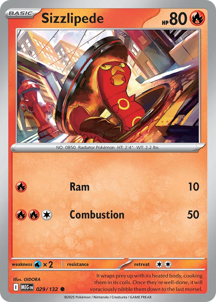 Sizzlipede card image