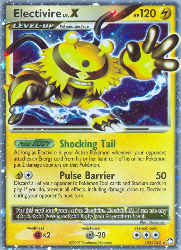 Electivire LV.X #121 card image