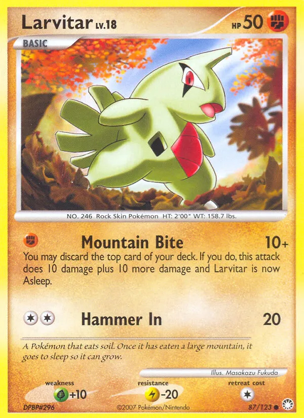 Larvitar card image
