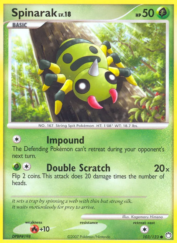 Spinarak card image