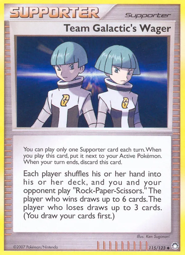 Team Galactic's Wager card image