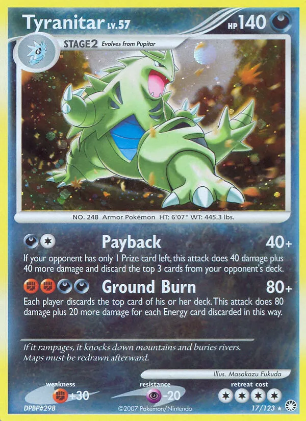 Tyranitar #17 card image