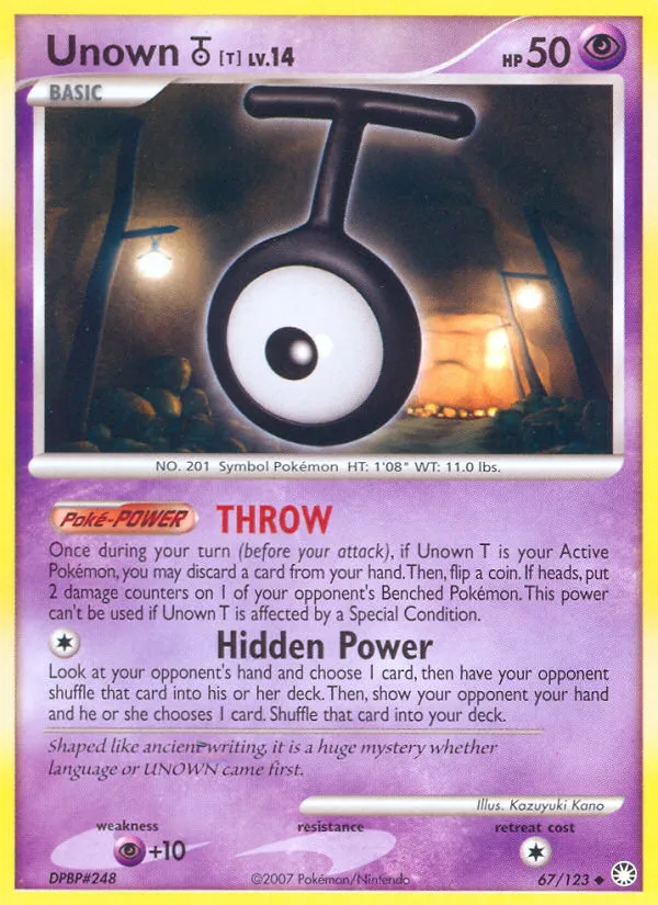 Unown [T] card image