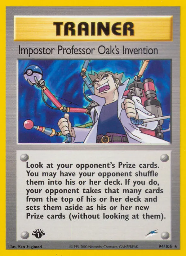 Impostor Professor Oak's Invention card image
