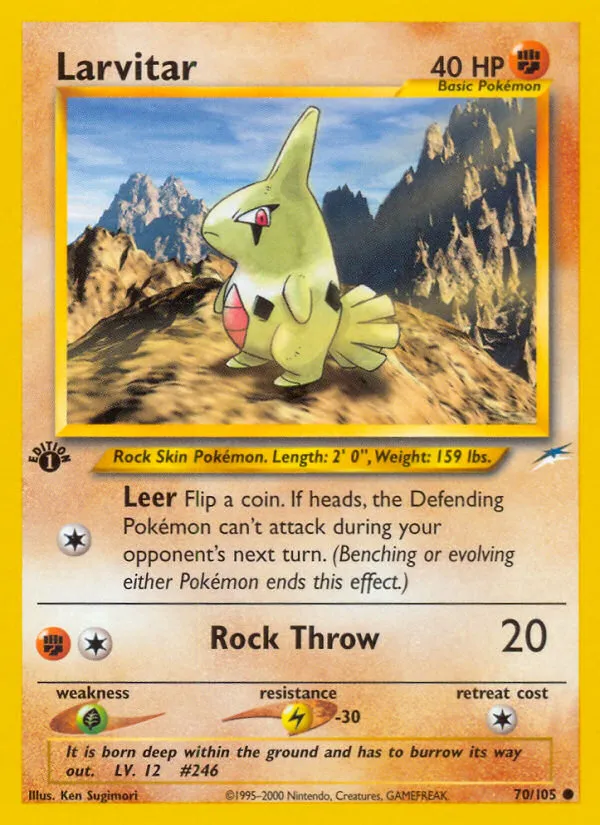 Larvitar card image