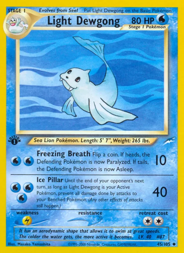 Light Dewgong card image