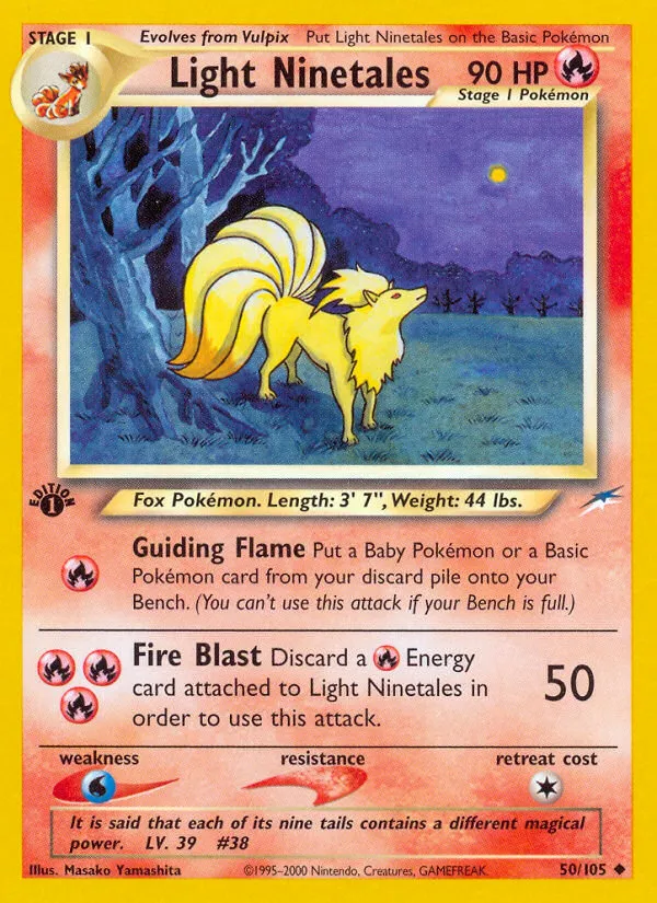 Light Ninetales card image