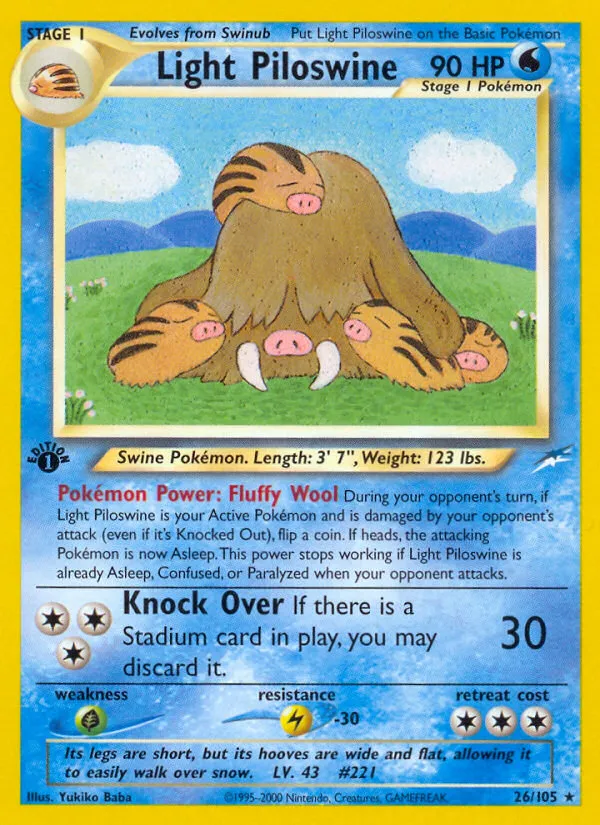 Light Piloswine card image