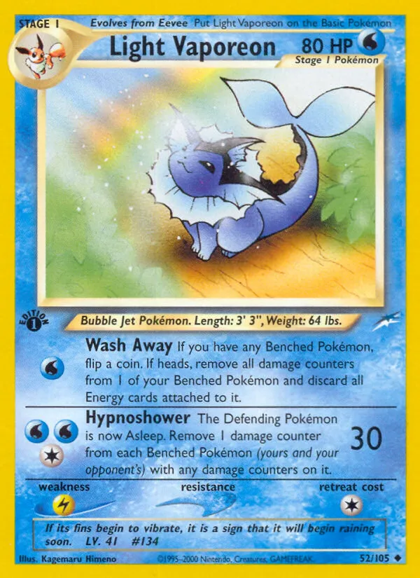 Light Vaporeon card image