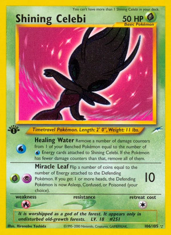 Shining Celebi #106 card image