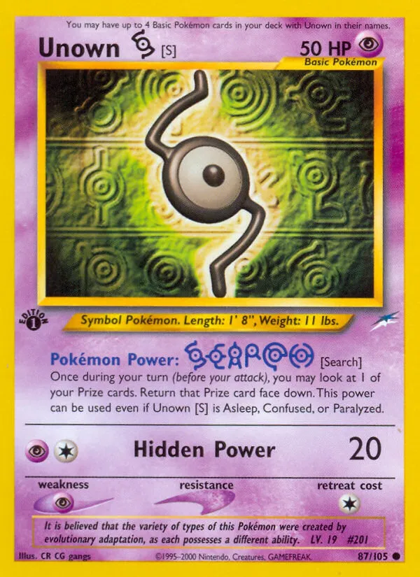 Unown [S] card image