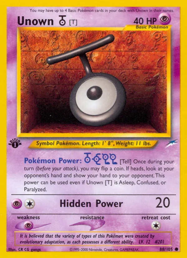 Unown [T] card image