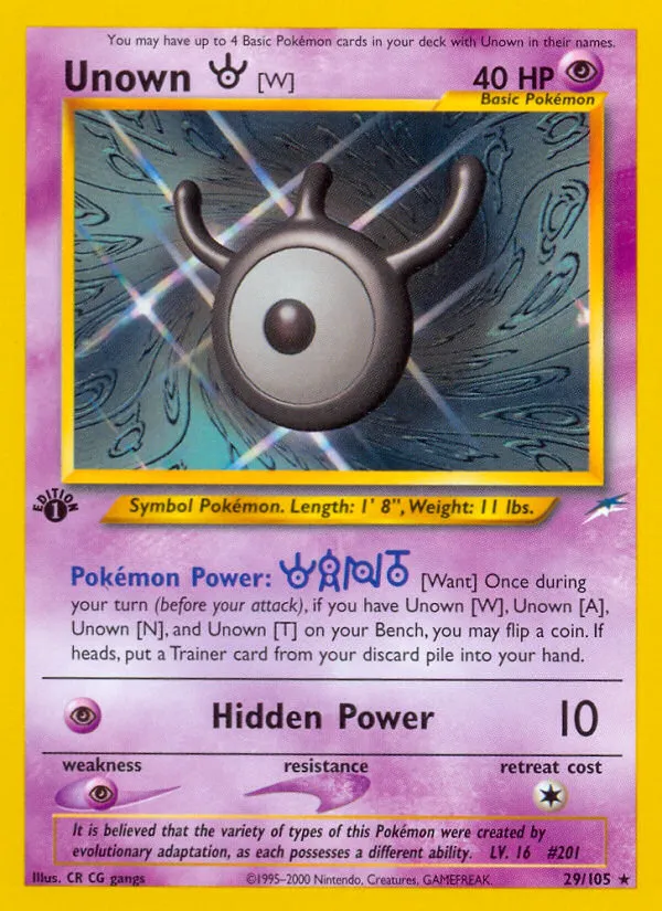 Unown [W] card image
