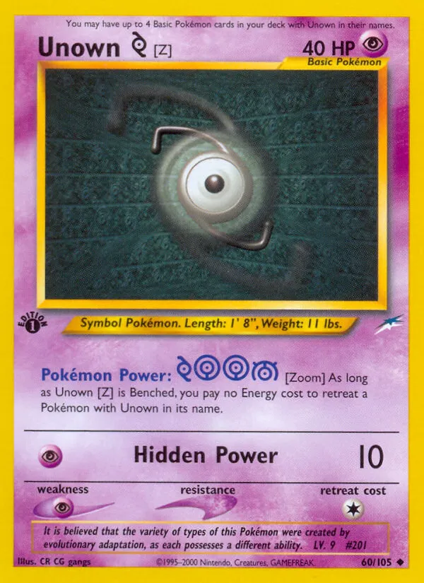 Unown [Z] card image