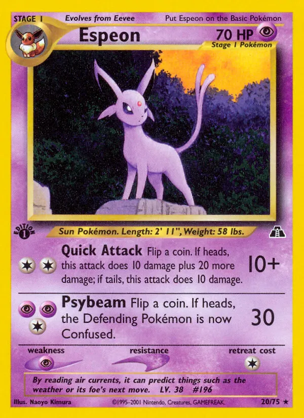 Espeon card image