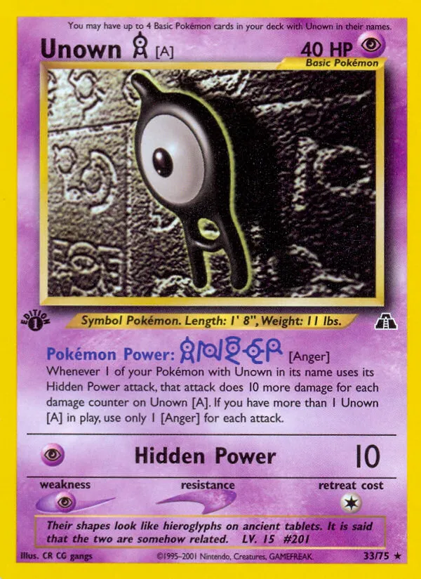 Unown [A] card image