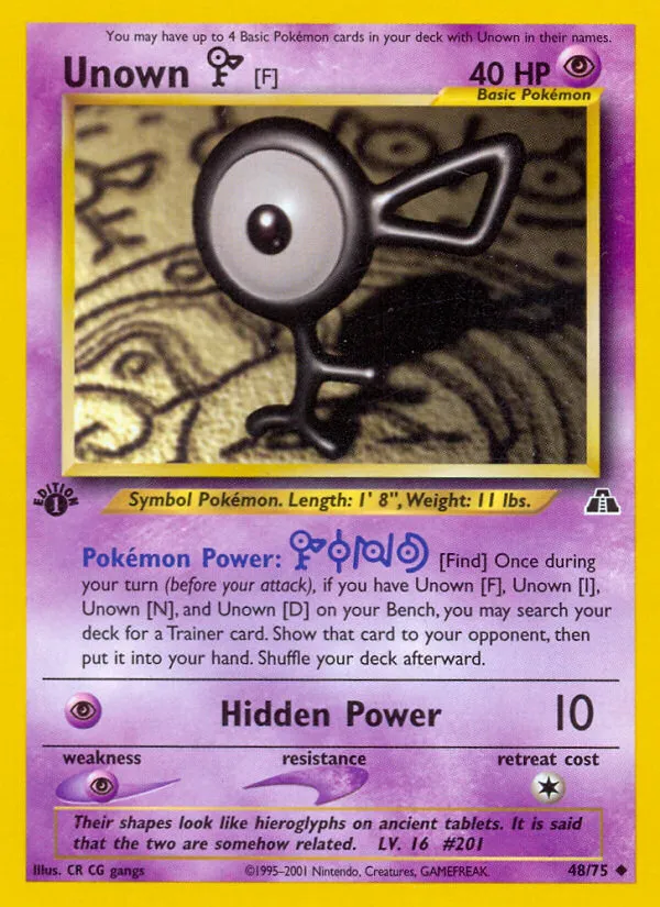 Unown [F] card image