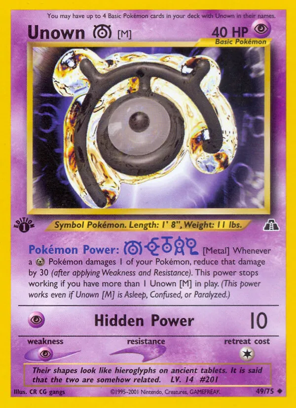 Unown [M] card image
