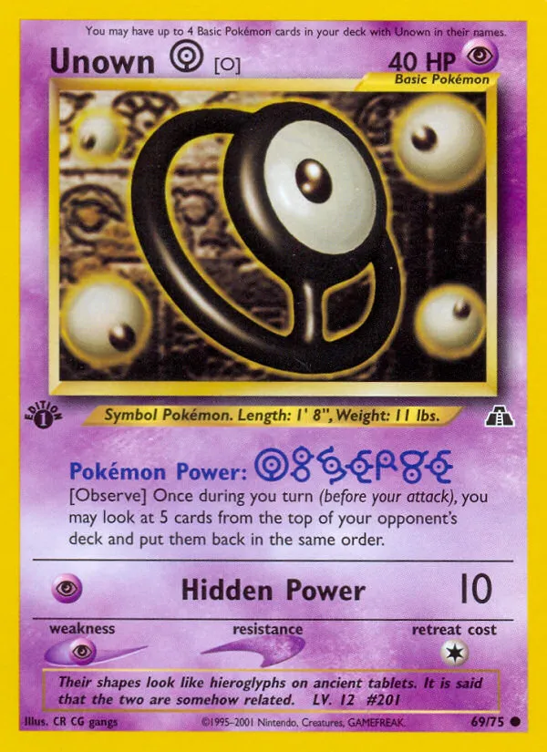Unown [O] card image