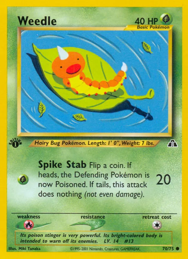 Weedle card image