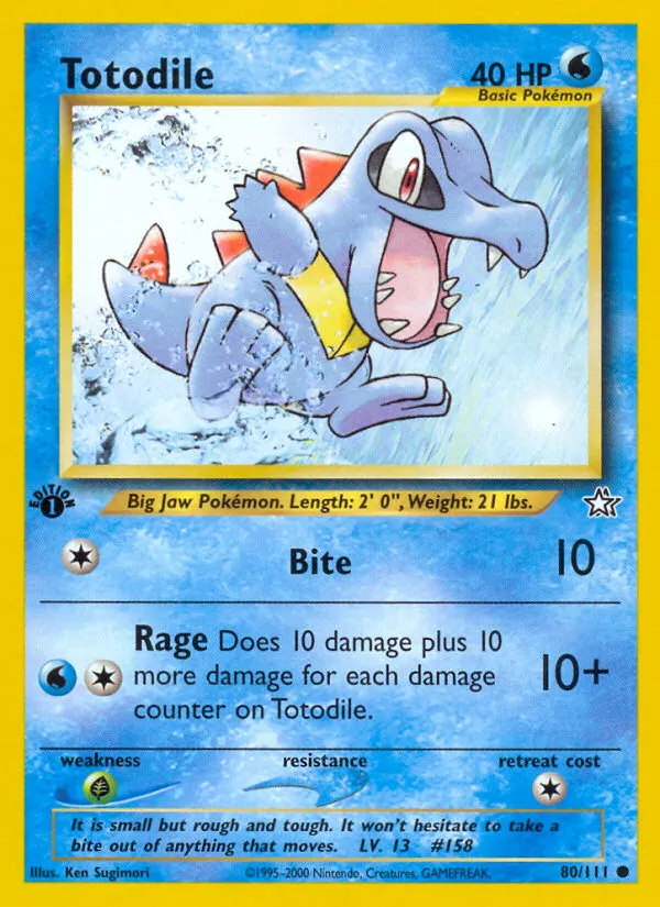 Totodile card image