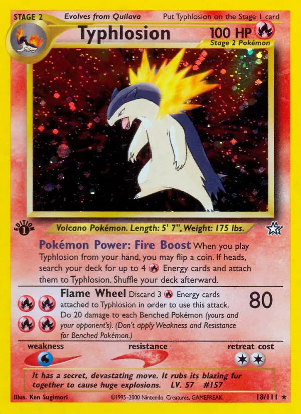 Typhlosion #18 card image