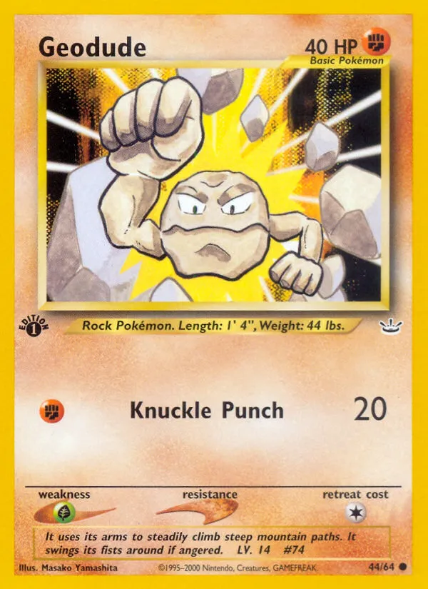 Geodude card image