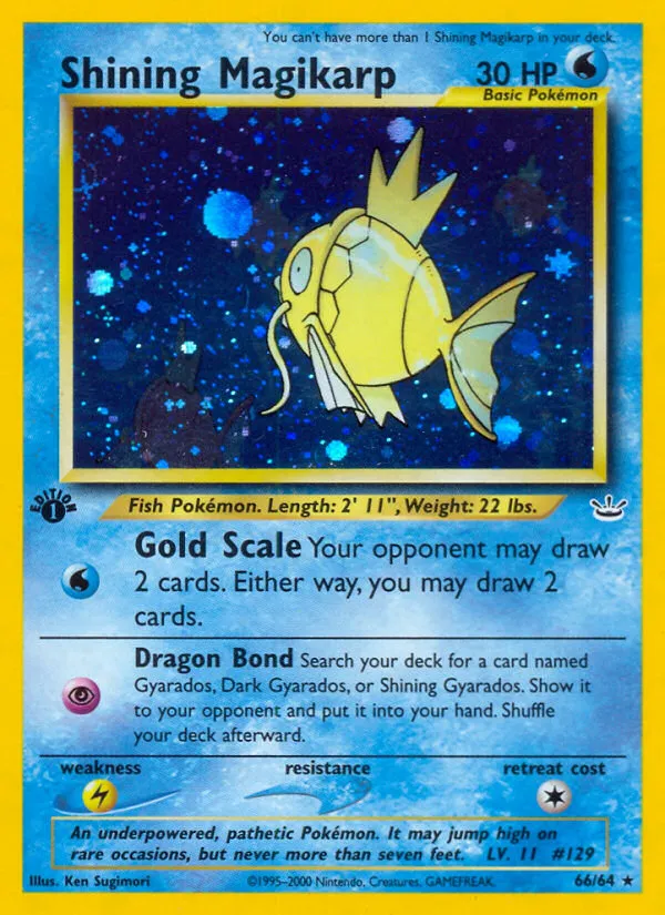 Shining Magikarp #66 card image