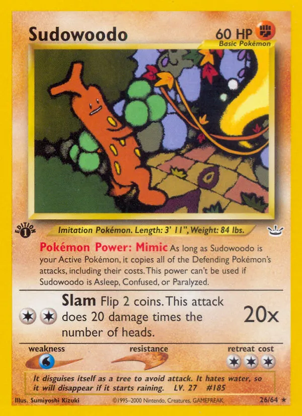 Sudowoodo card image