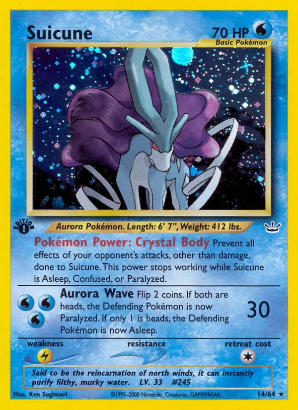 Suicune #14 card image